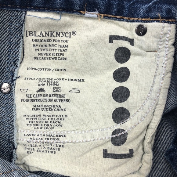 NWT BLANKNYC Crop Girlfriend Jean - Picture 7 of 7
